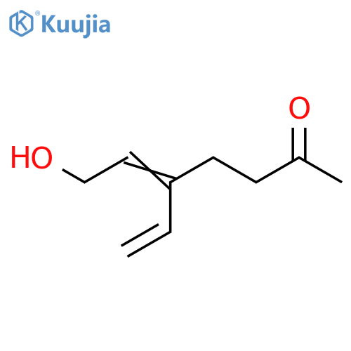 5-Hepten-2-one, 5-ethenyl-7-hydroxy- structure