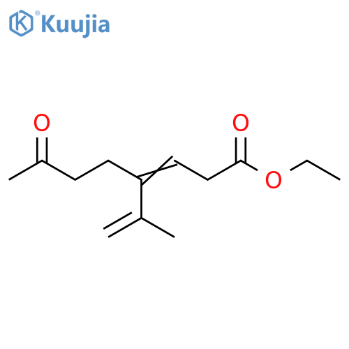 3-Octenoic acid, 4-(1-methylethenyl)-7-oxo-, ethyl ester structure
