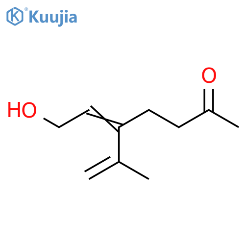 5-Hepten-2-one, 7-hydroxy-5-(1-methylethenyl)- structure