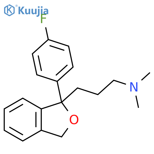 1-Isobenzofuranpropanamine,1-(4-fluorophenyl)-1,3-dihydro-N,N-dimethyl- structure
