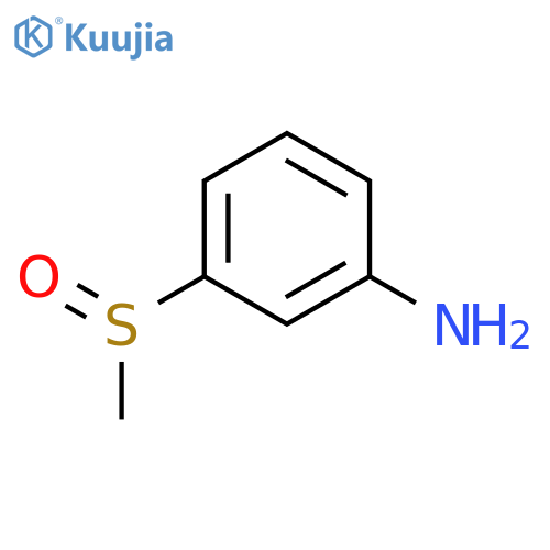3-methanesulfinylaniline structure