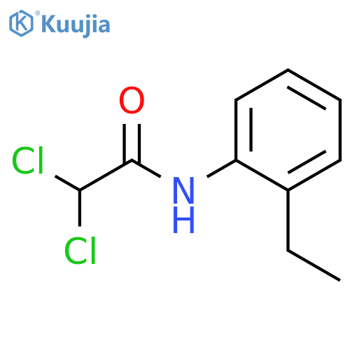 2,2-dichloro-n-(2-ethylphenyl)acetamide structure