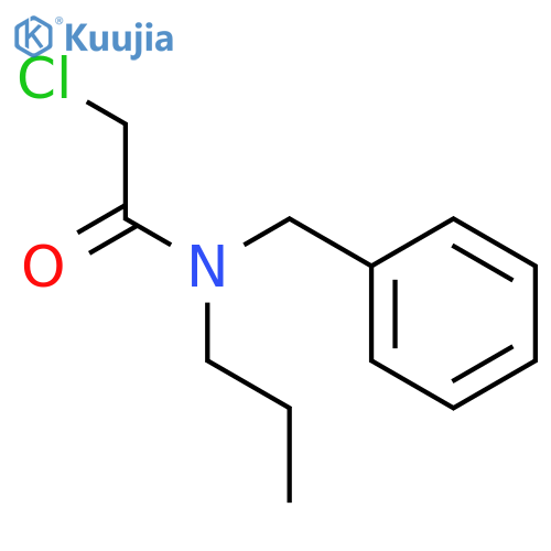 Acetamide, 2-chloro-N-(phenylmethyl)-N-propyl- structure