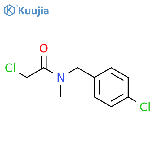 2-Chloro-N-(4-chlorophenyl)methyl-N-methylacetamide structure