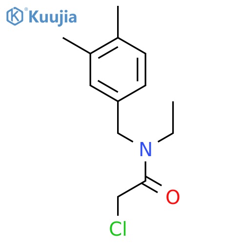 Acetamide, 2-chloro-N-[(3,4-dimethylphenyl)methyl]-N-ethyl- structure