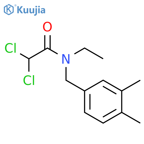 Acetamide, 2,2-dichloro-N-[(3,4-dimethylphenyl)methyl]-N-ethyl- structure