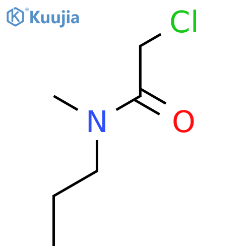 Acetamide, 2-chloro-N-methyl-N-propyl- structure