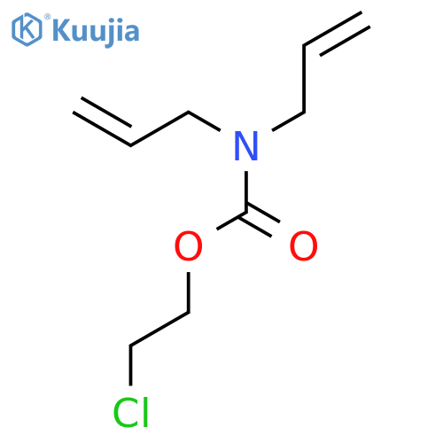 Carbamic acid, di-2-propenyl-, 2-chloroethyl ester structure