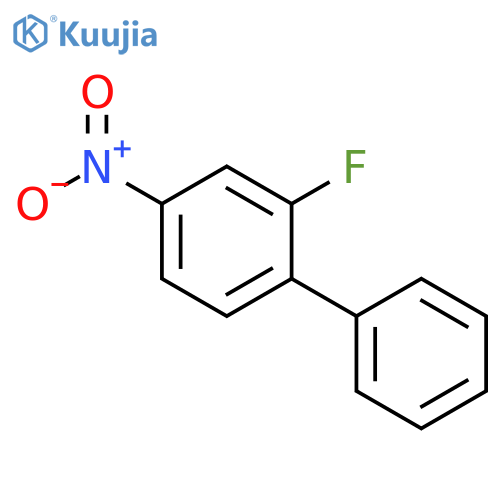 2-Fluoro-4-nitrobiphenyl structure