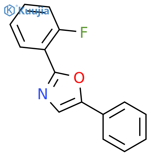 Oxazole,2-(2-fluorophenyl)-5-phenyl- structure