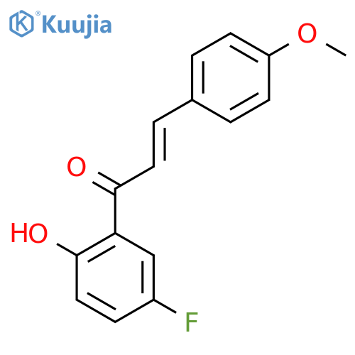 2-Propen-1-one, 1-(5-fluoro-2-hydroxyphenyl)-3-(4-methoxyphenyl)- structure
