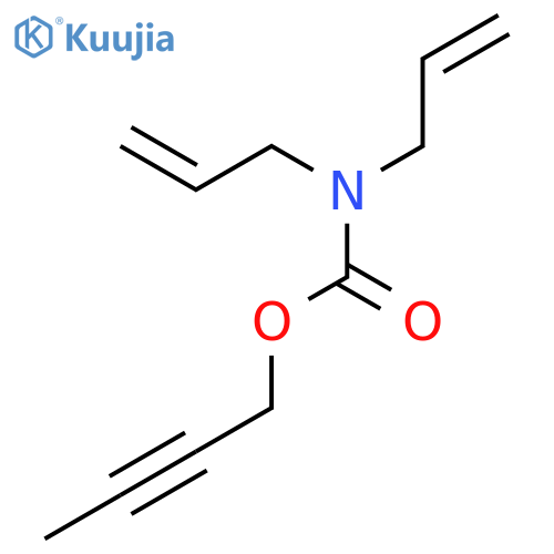 Carbamic acid, di-2-propenyl-, 2-butynyl ester structure
