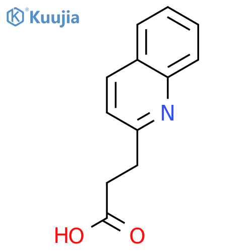 3-(quinolin-2-yl)propanoic Acid structure