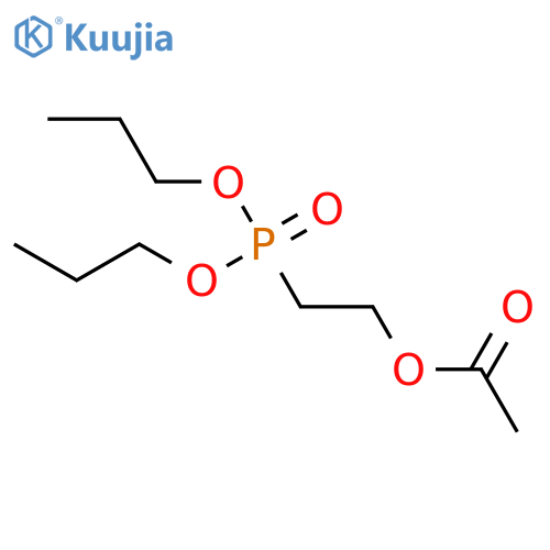 2-(dipropoxyphosphoryl)ethyl acetate structure