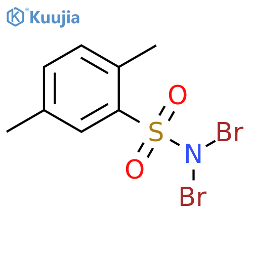 Benzenesulfonamide, N,N-dibromo-2,5-dimethyl- structure
