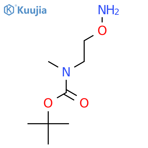 Carbamic acid, [2-(aminooxy)ethyl]methyl-, 1,1-dimethylethyl ester structure