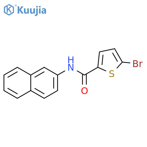 5-bromo-N-(naphthalen-2-yl)thiophene-2-carboxamide structure