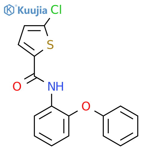 5-chloro-N-(2-phenoxyphenyl)thiophene-2-carboxamide structure
