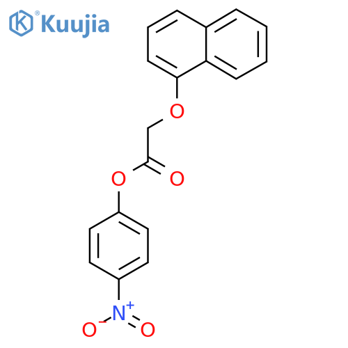 4-nitrophenyl 2-(naphthalen-1-yloxy)acetate structure