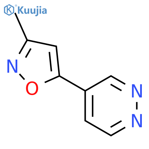 Pyridazine,4-(3-methyl-5-isoxazolyl)- structure