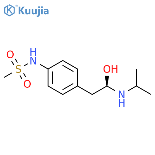 Methanesulfonamide,N-[4-[(2R)-2-hydroxy-2-[(1-methylethyl)amino]ethyl]phenyl]- structure