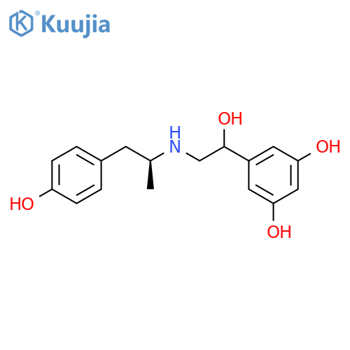 1,3-Benzenediol,5-[(1S)-1-hydroxy-2-[[(1R)-2-(4-hydroxyphenyl)-1-methylethyl]amino]ethyl]- structure