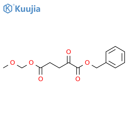 Pentanedioic acid, 2-oxo-, 5-(methoxymethyl) 1-(phenylmethyl) ester structure