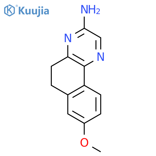 5,6-dihydro-8-methoxy-Benzo[f]quinoxalin-3-amine structure