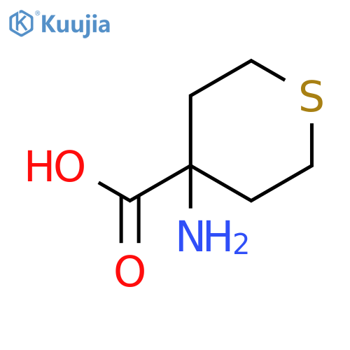 4-aminothiane-4-carboxylic acid structure