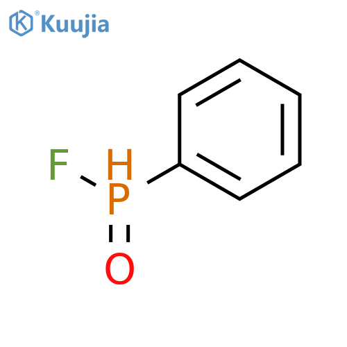 Phosphinic fluoride, phenyl- structure