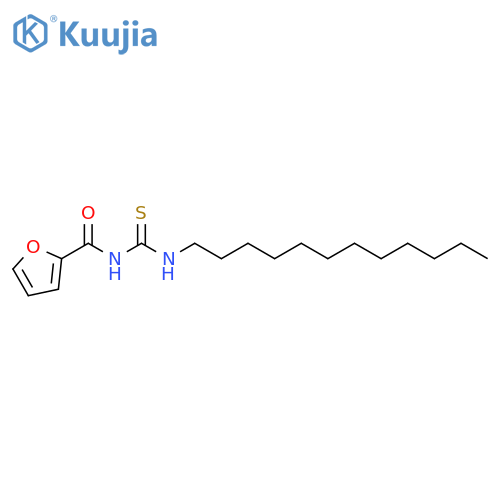 2-Furancarboxamide, N-[(dodecylamino)thioxomethyl]- structure