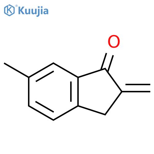 1H-Inden-1-one, 2,3-dihydro-6-methyl-2-methylene- structure
