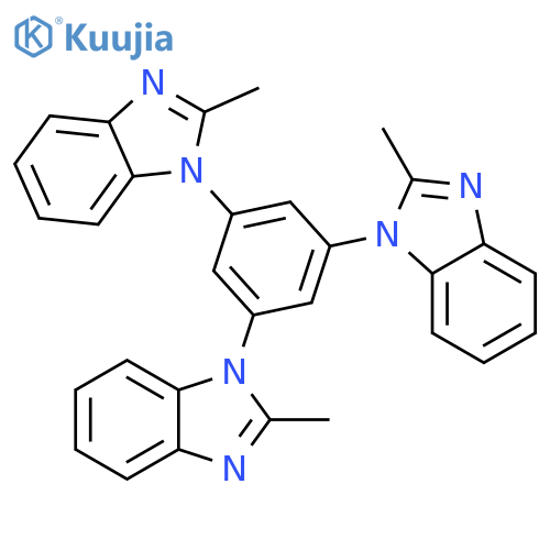 1H-Benzimidazole, 1,1',1''-(1,3,5-benzenetriyl)tris[2-methyl- structure