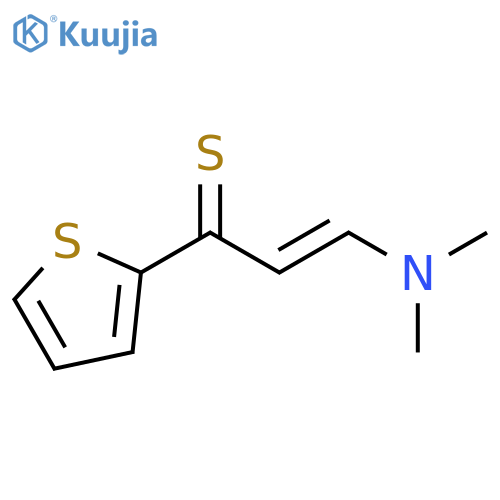 2-Propene-1-thione, 3-(dimethylamino)-1-(2-thienyl)-, (2E)- structure