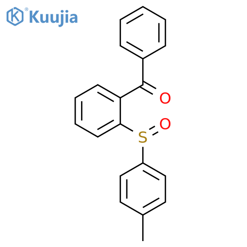 Methanone, [2-[(4-methylphenyl)sulfinyl]phenyl]phenyl- structure