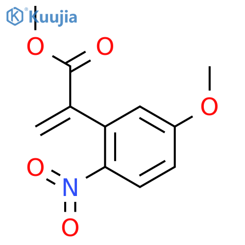 methyl 2-(5-methoxy-2-nitrophenyl)acrylate structure