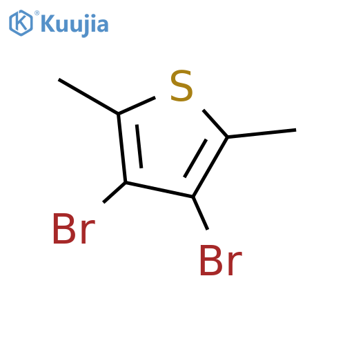 3,4-Dibromo-2,5-dimethylthiophene structure
