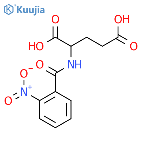 N-(2-nitrobenzoyl)-L-glutamic acid structure