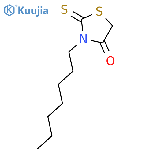 3-Heptyl-2-thioxo-1,3-thiazolidin-4-one structure