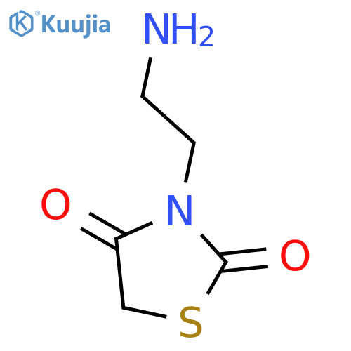 3-(2-Amino-ethyl)-thiazolidine-2,4-dione structure