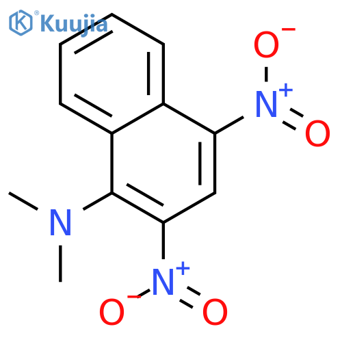 N,N-Dimethyl-2,4-dinitro-1-naphthalenamine structure