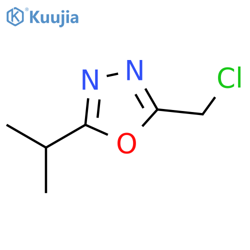 2-(Chloromethyl)-5-isopropyl-1,3,4-oxadiazole structure