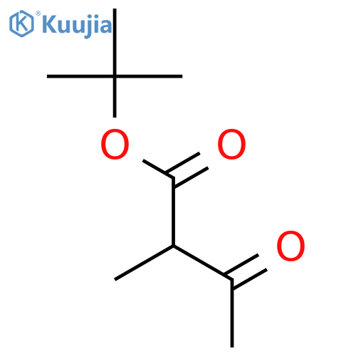 tert-butyl 2-methyl-3-oxobutanoate structure