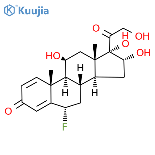 16α-Hydroxy-6α-fluoroprednisolone structure