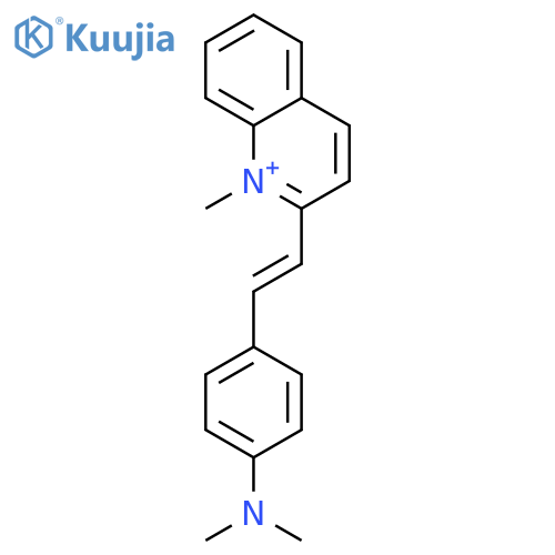 1-Methyl-2-p-dimethylamino-styryl-quinoliniumiodide structure