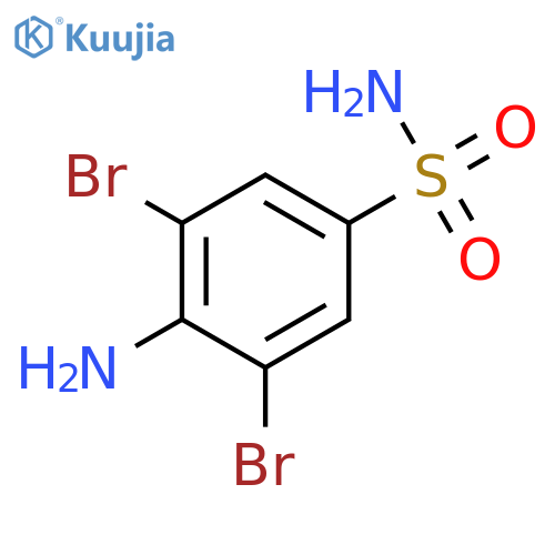 4-Amino-3,5-dibromobenzenesulfonamide structure