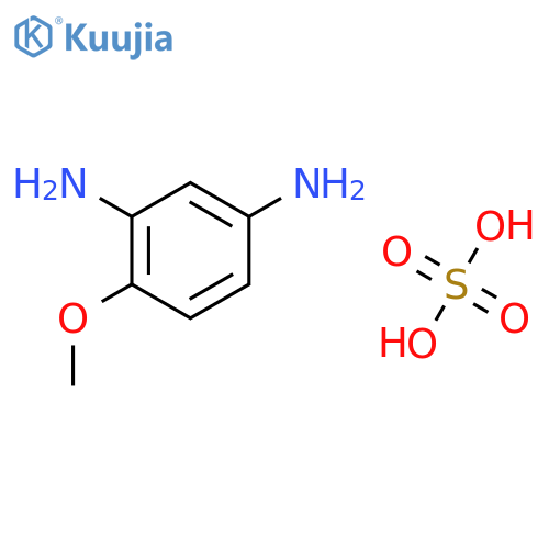 4-methoxybenzene-1,3-diamine, sulfuric acid structure