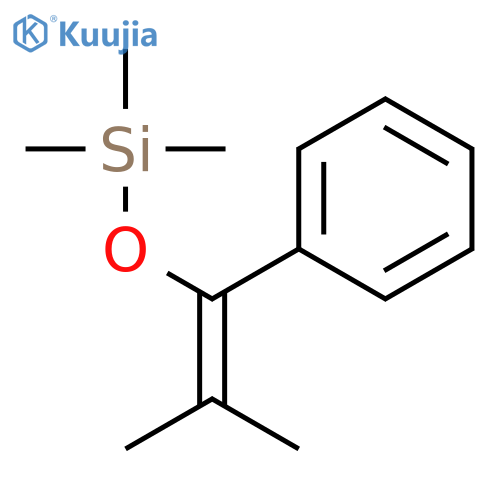Silane, trimethyl[(2-methyl-1-phenyl-1-propenyl)oxy]- structure