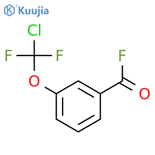 Benzoyl fluoride,3-(chlorodifluoromethoxy)- structure