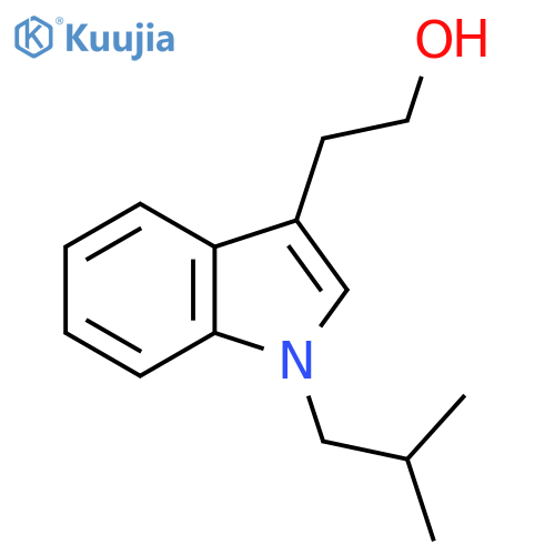 1H-Indole-3-ethanol, 1-(2-methylpropyl)- structure